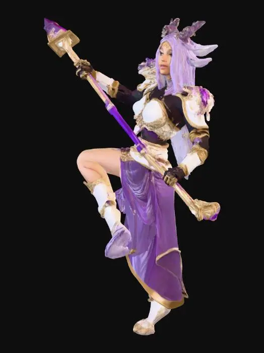 3D model for Draenei Sorcerer Rinka Cosplay , #wow# #cosplay#
