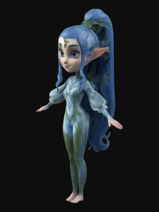 3D model for Mystical Elven Pixie