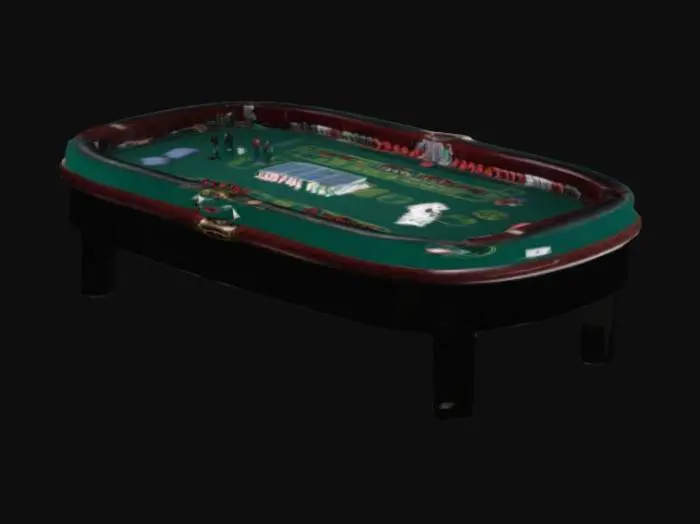 3D model for blackjack table