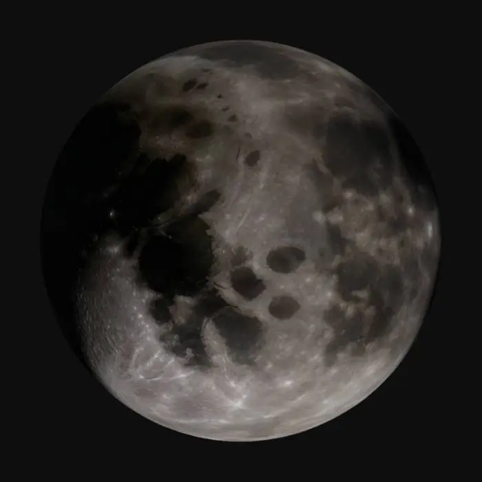 3D model for the moon