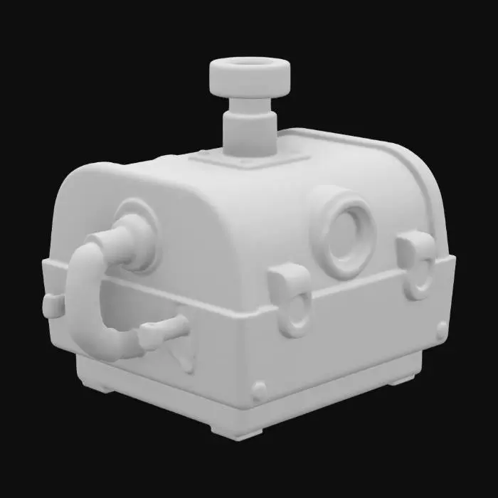 3D model for Oil refining machine