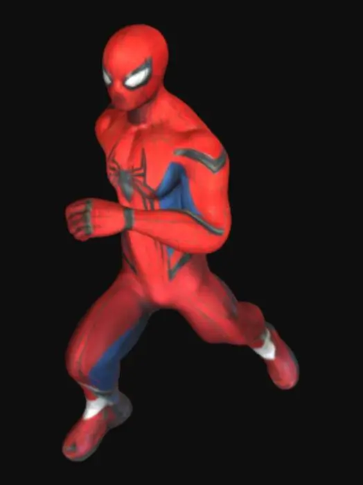 3D model for Spider-man full body HDR HD 4k high quality photorealstic