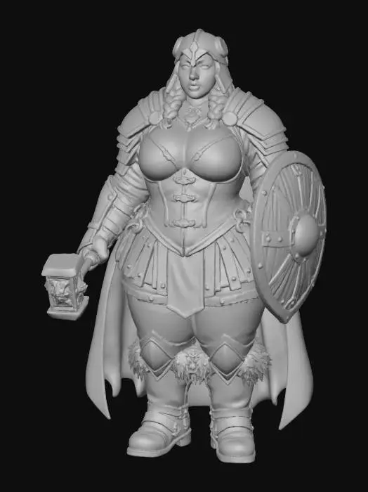 3D model for Warrior of the Forge