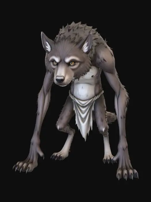 3D model for Lesser Werewolf