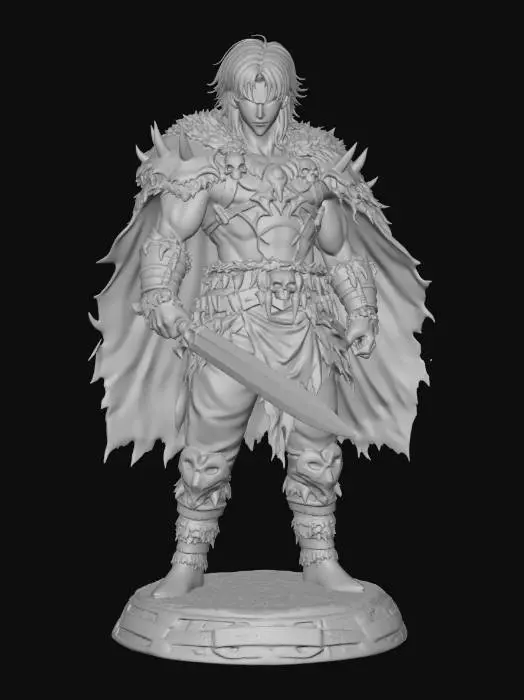 3D model for Warrior of Skulls