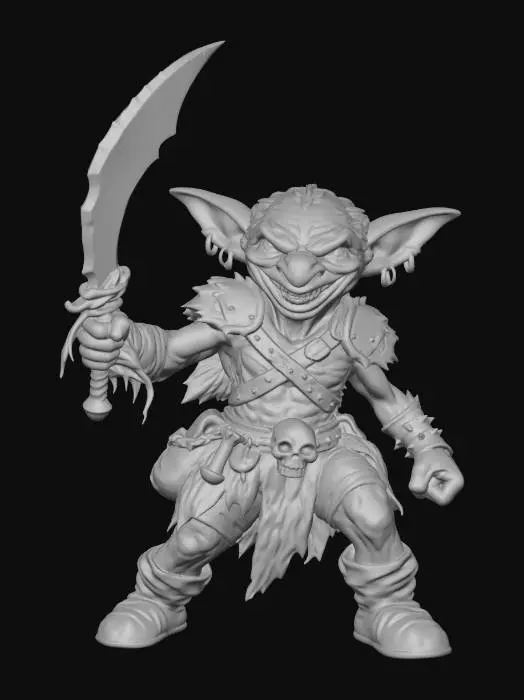3D model for Goblin Warrior