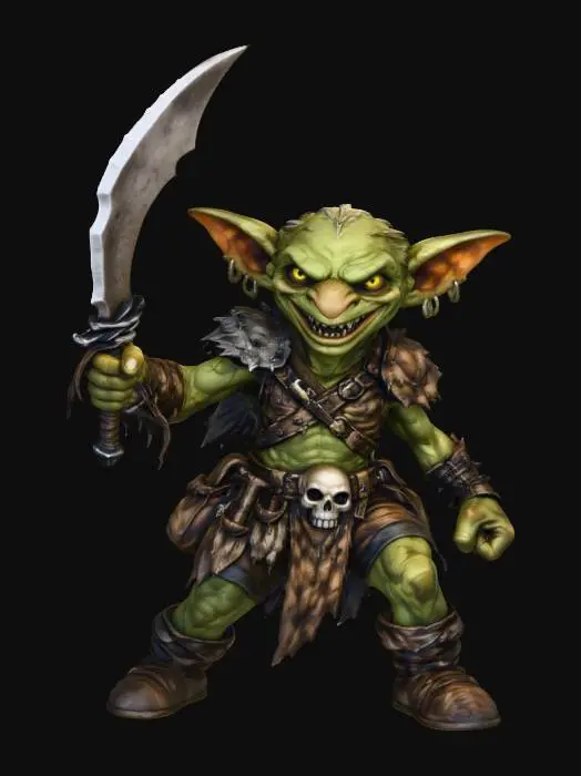 3D model for Goblin Warrior