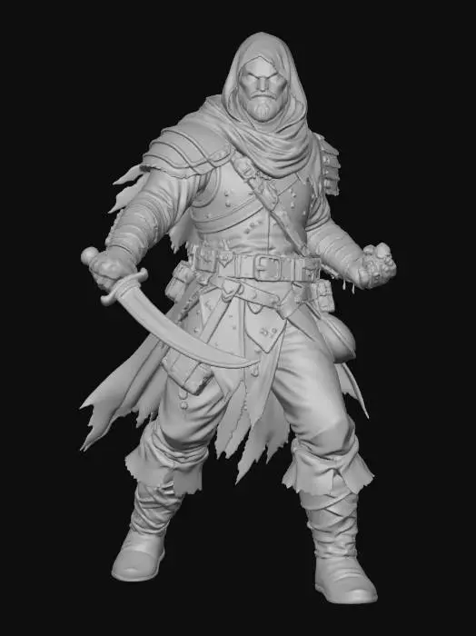 3D model for Forest Outlaw