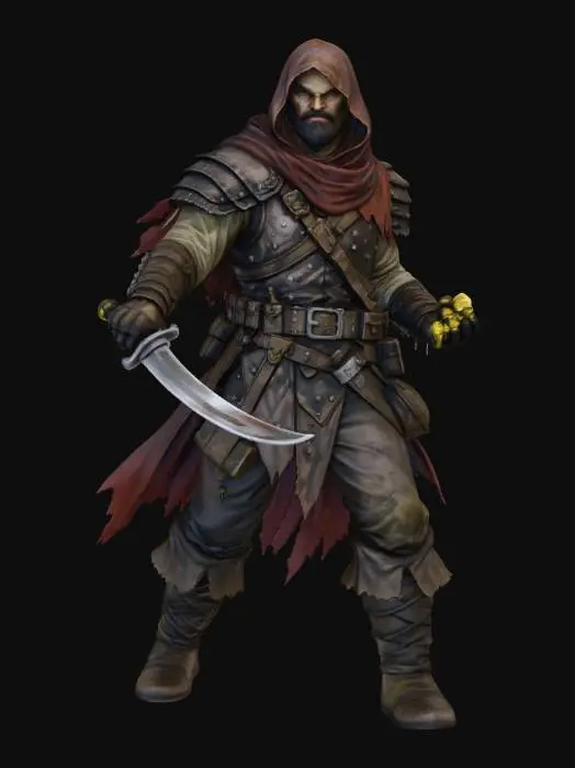 3D model for Forest Outlaw