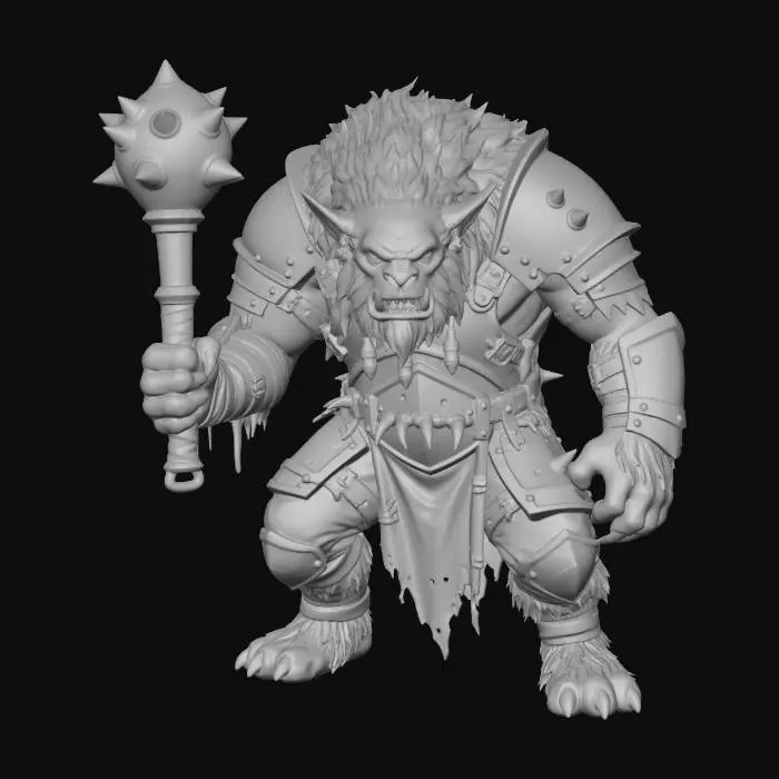 3D model for Bugbear Captain