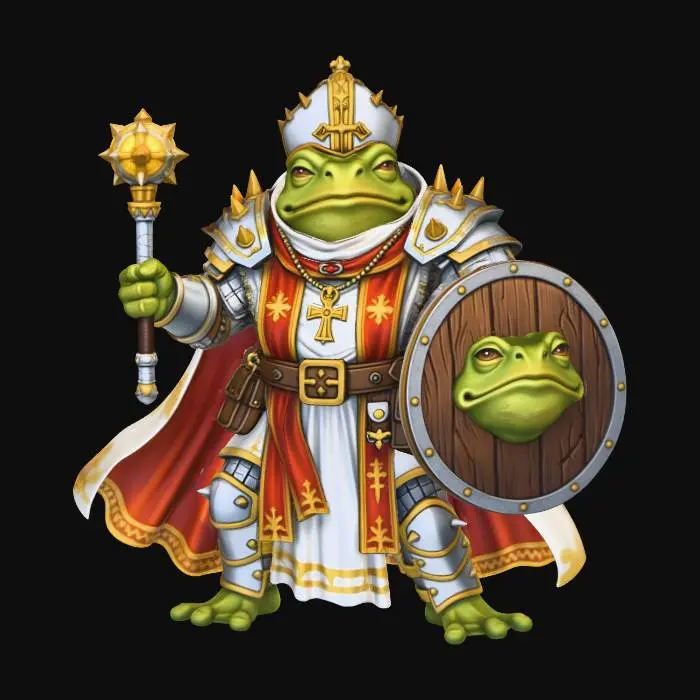 3D model for Frog Cleric