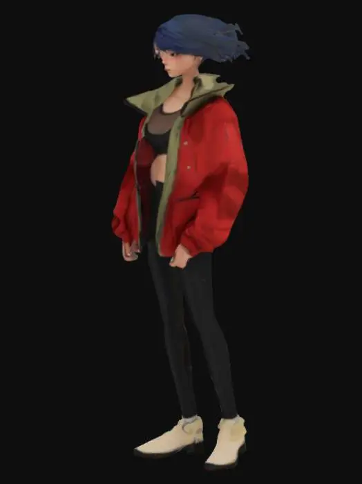 3D model for Windswept Attitude