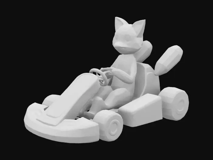 3D model for Karting Cat