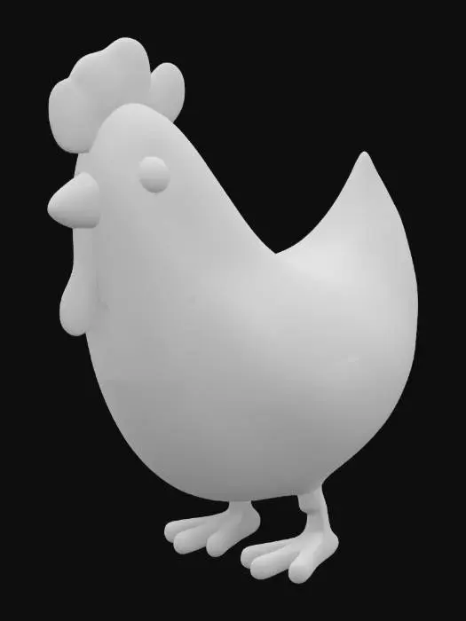3D model for Hen