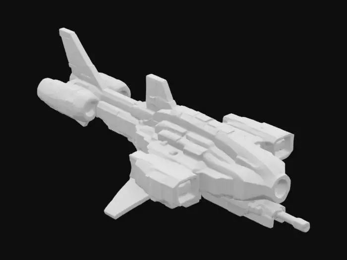 3D model for Warrior Gunship