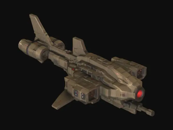 3D model for Warrior Gunship