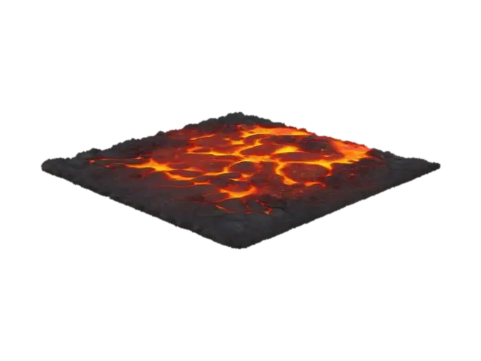 superficie di lava. la struttura dovrebbe essere riflettente. con un livello di riflessione alto… - Surface 的 AI 生成 3D 模型