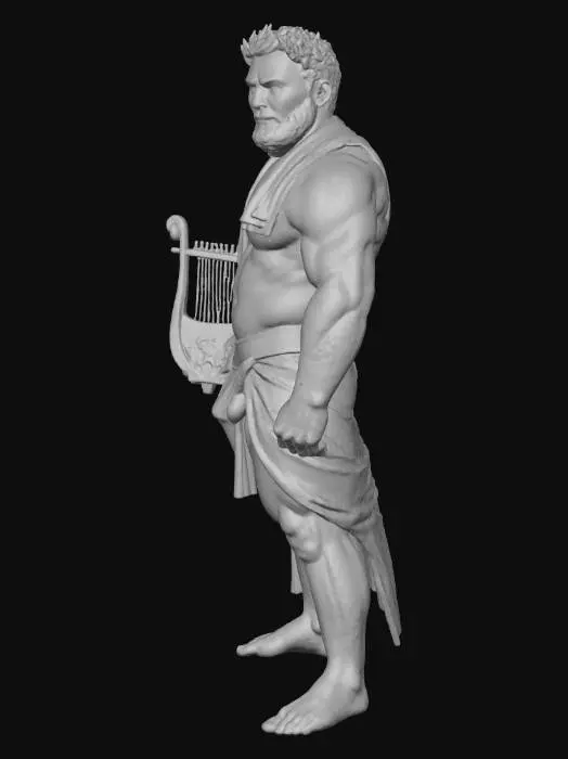 3D model for Divine Bard