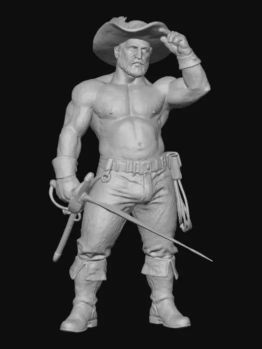 3D model for Musketeer Stance