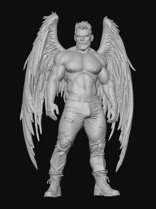 3D model for Fallen Warrior