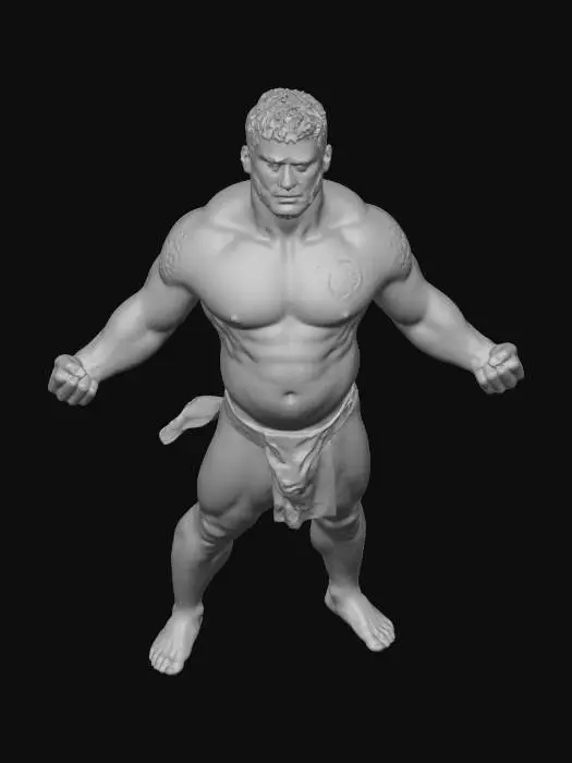 3D model for Warrior's Dawn