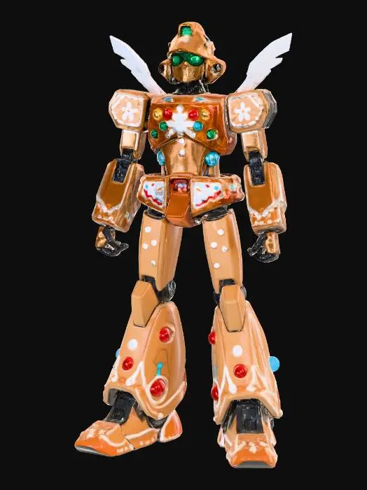 3D model for Gingerbot Warrior