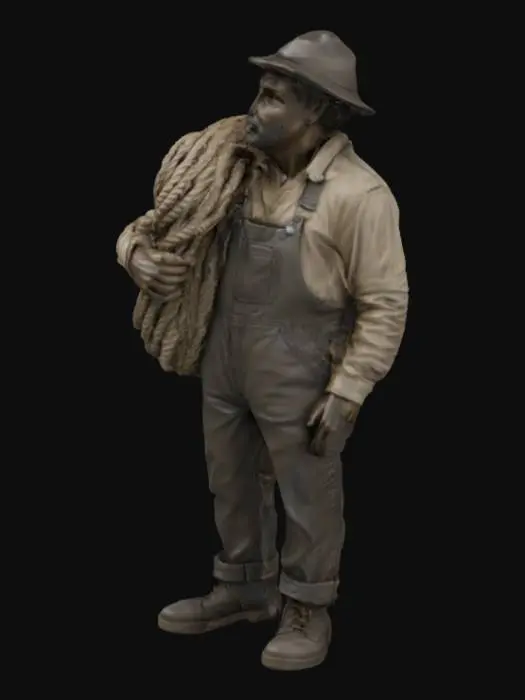 3D model for Logging Equipment Worker