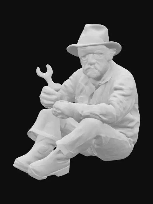 3D model for The Grouchy Mechanic