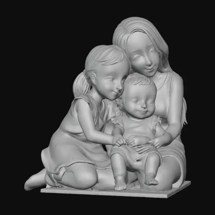 3D model for Family Picnic