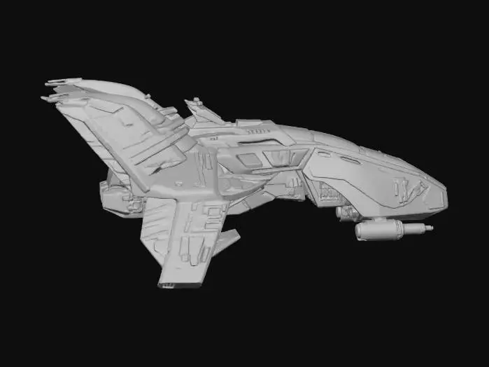 3D model for Heavy Bomber "Cazador"