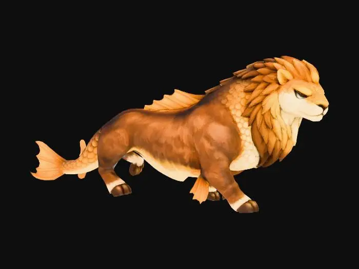 3D model for Aquatic Lion