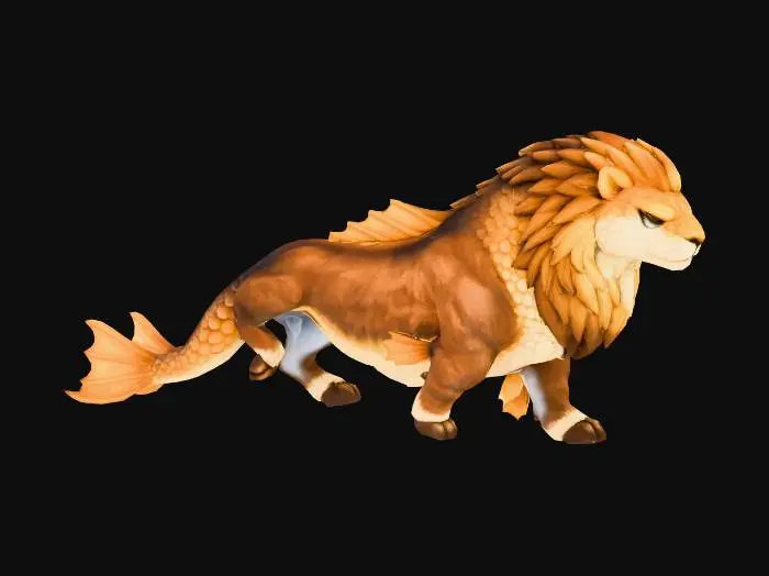 3D model for Aquatic Lion