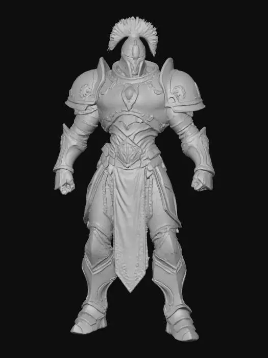 3D model for Jaghatai Khan, 40k