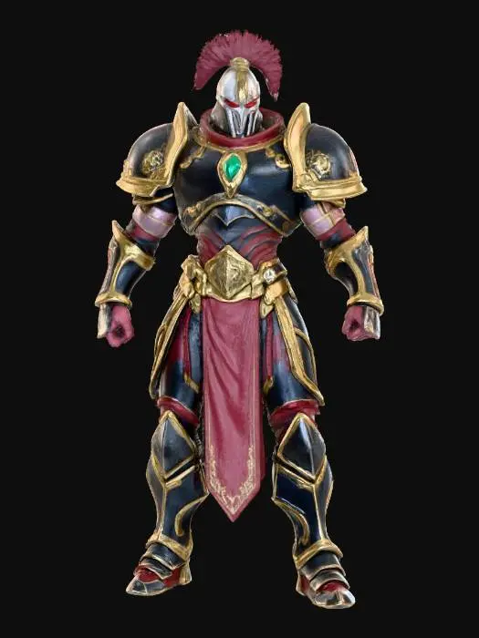 3D model for Jaghatai Khan, 40k