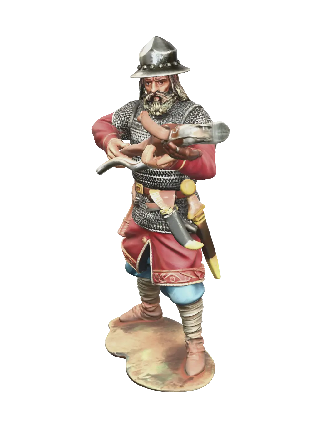 Weathered Crossbowman - Standoff 3D model, vytvořený pomocí AI
