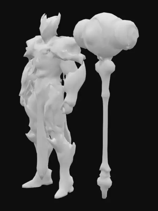 3D model for Guardian of the Mecha Realm