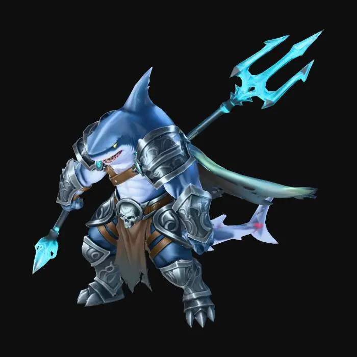 3D model for Shark Warrior of the Abyss