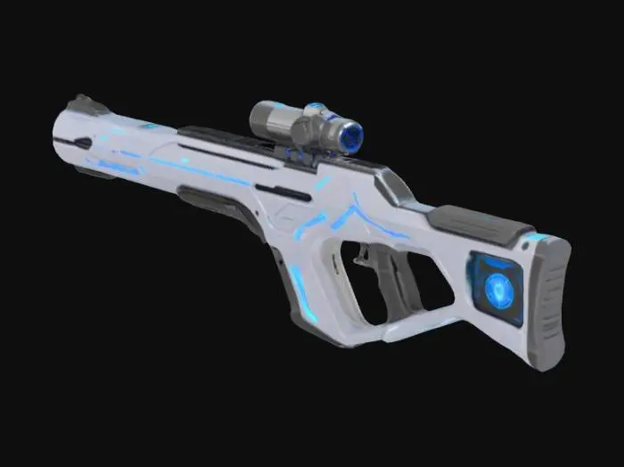 3D model for Futuristic Plasma Rifle