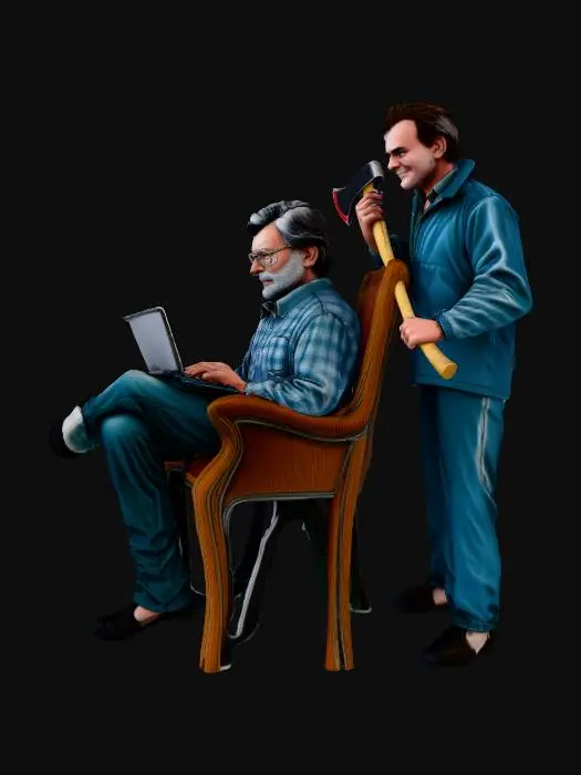 3D model for Writer's Retreat