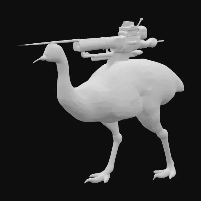 3D model for Emu Warfare