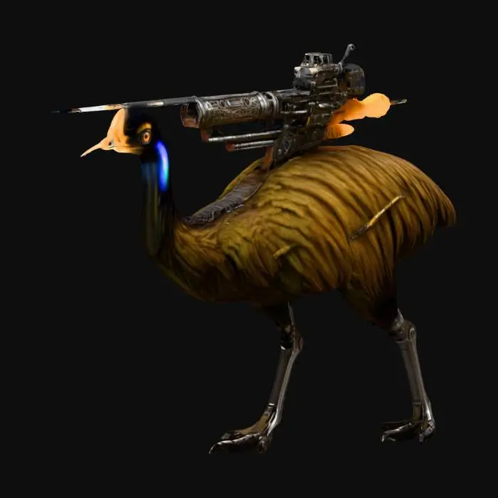 3D model for Emu Warfare