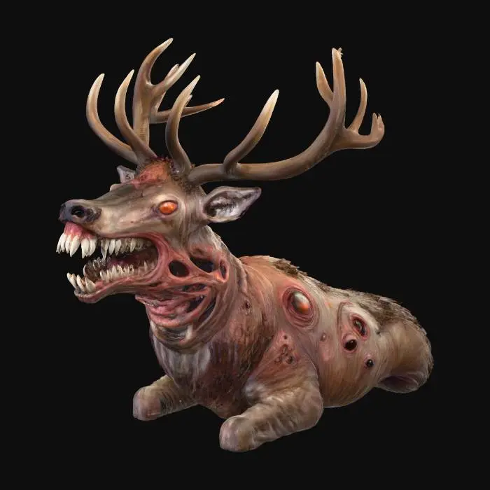 3D model for Corrupted Woodland Guardian