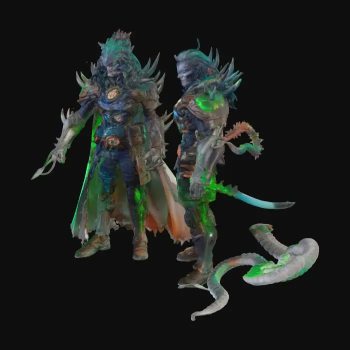 3D model for Warriors of the Apocalypse, #Thanksgiving#