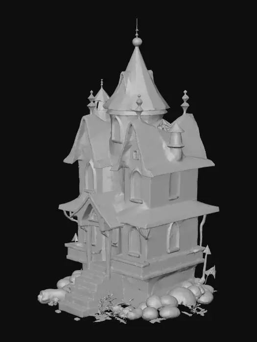 3D model for Haunted Manor