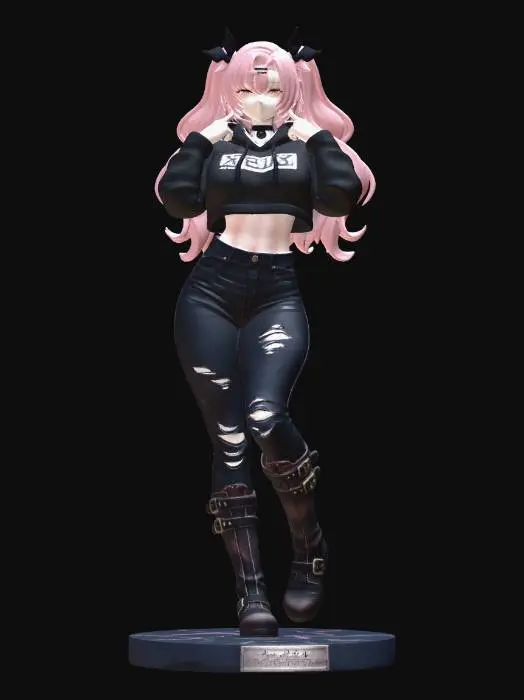 3D model for Pink Rebellion
