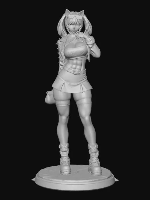 3D model for Cybernetic Punk Idol