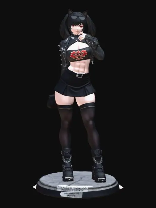 3D model for Cybernetic Punk Idol