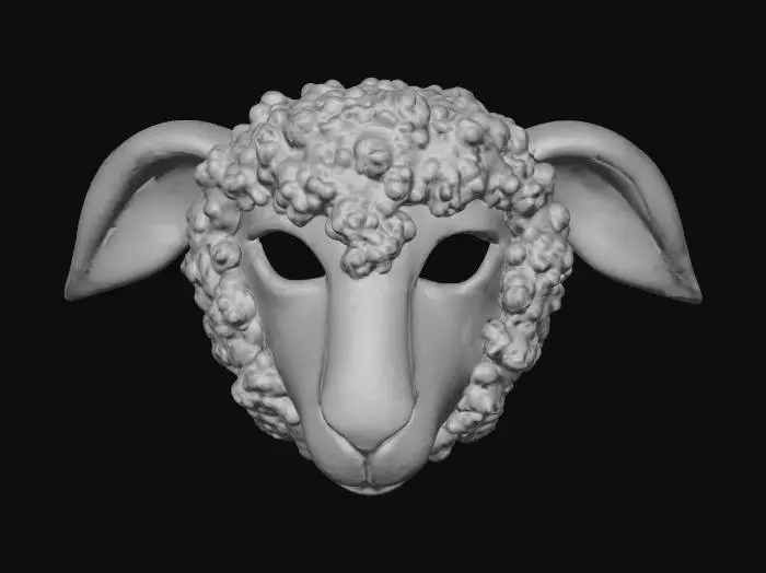 3D model for Sheep Mask