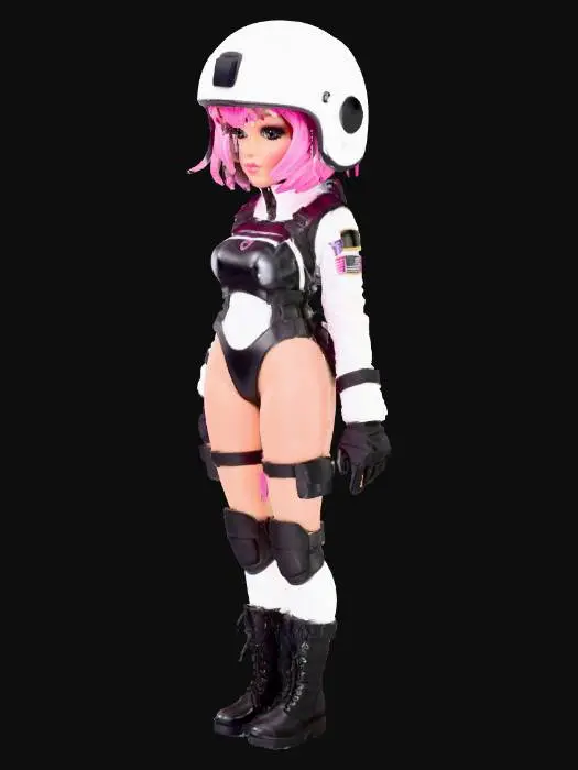3D model for Space Cadet Girl