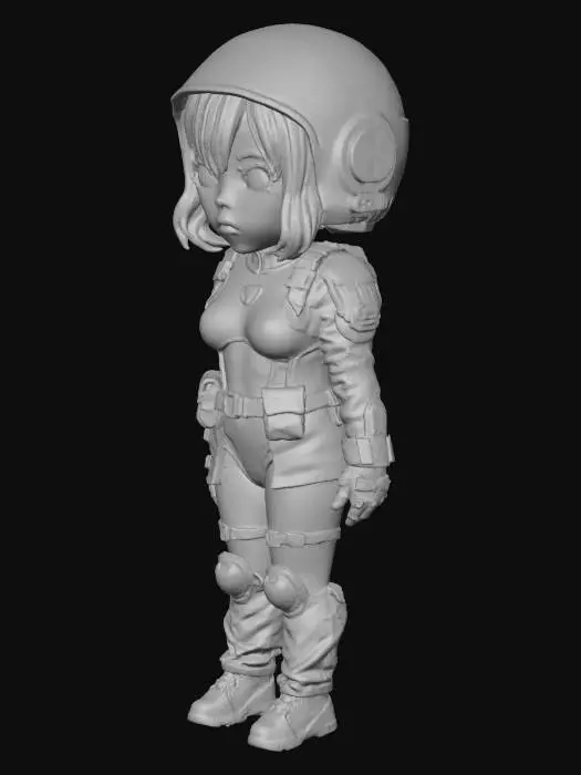3D model for Space Cadet Doll